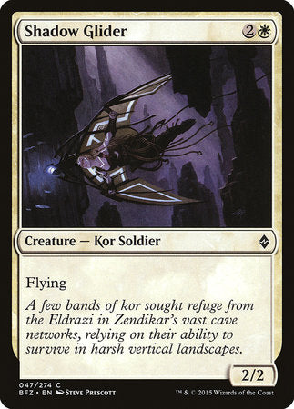 Shadow Glider [Battle for Zendikar] | Dumpster Cat Games