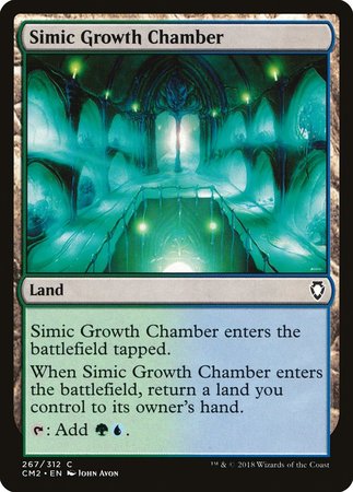 Simic Growth Chamber [Commander Anthology Volume II] | Dumpster Cat Games