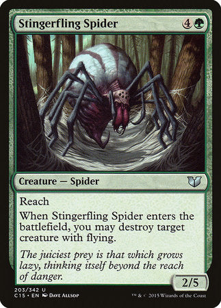 Stingerfling Spider [Commander 2015] | Dumpster Cat Games