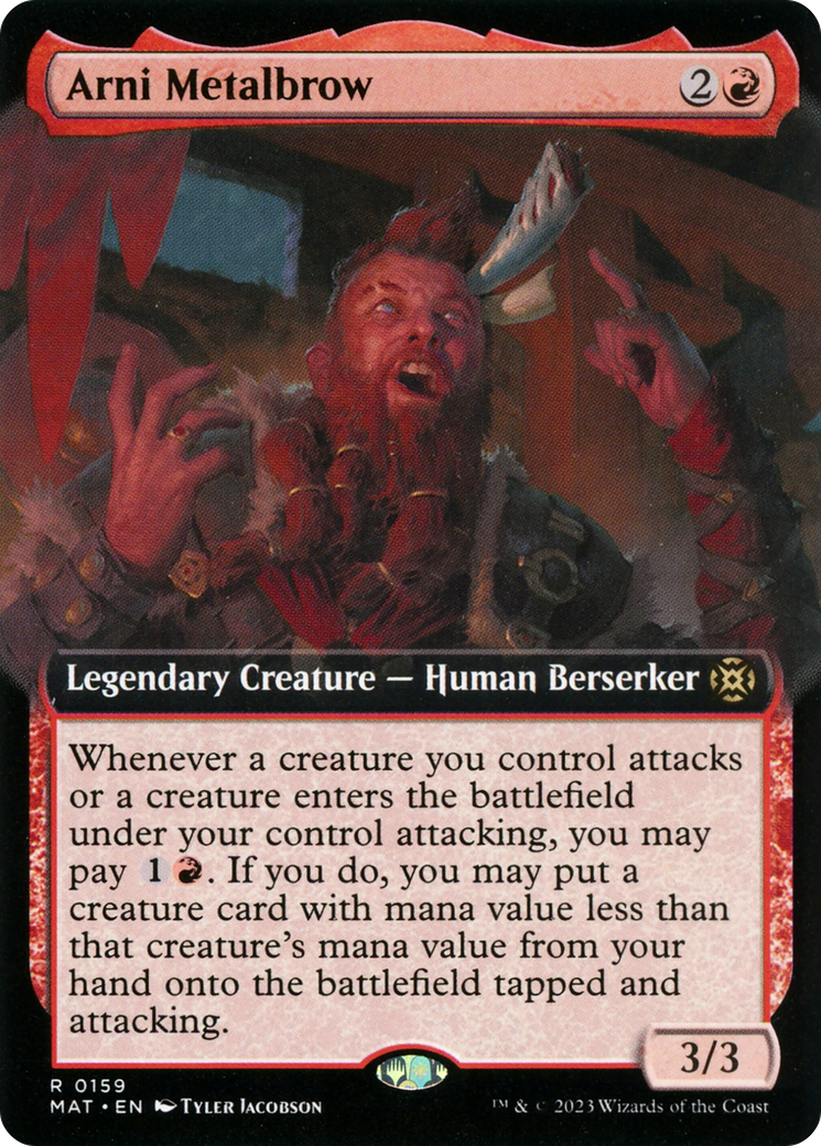 Arni Metalbrow (Extended Art) [March of the Machine: The Aftermath] | Dumpster Cat Games