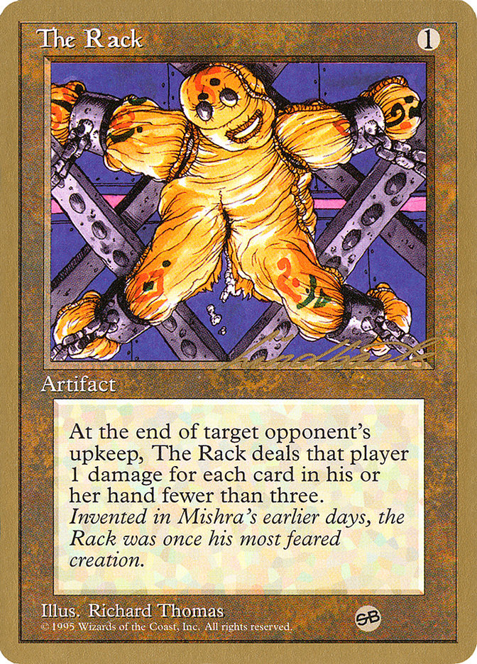 The Rack (Leon Lindback) (SB) [Pro Tour Collector Set] | Dumpster Cat Games