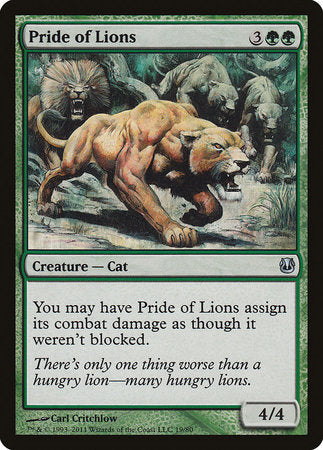 Pride of Lions [Duel Decks: Ajani vs. Nicol Bolas] | Dumpster Cat Games