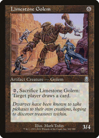 Limestone Golem [Odyssey] | Dumpster Cat Games
