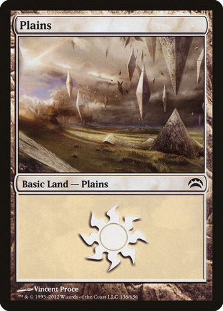 Plains (136) [Planechase 2012] | Dumpster Cat Games