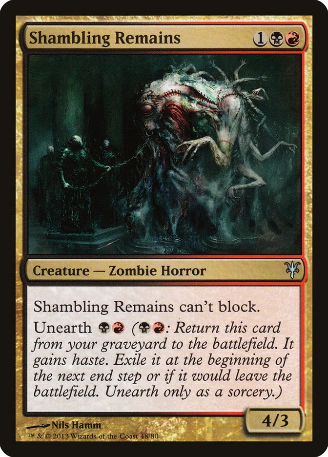 Shambling Remains [Duel Decks: Sorin vs. Tibalt] | Dumpster Cat Games