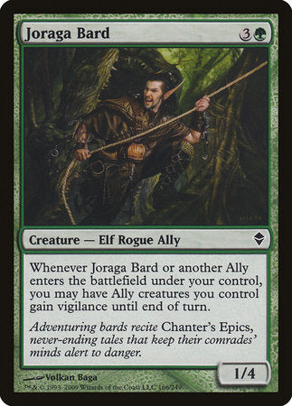 Joraga Bard [Zendikar] | Dumpster Cat Games
