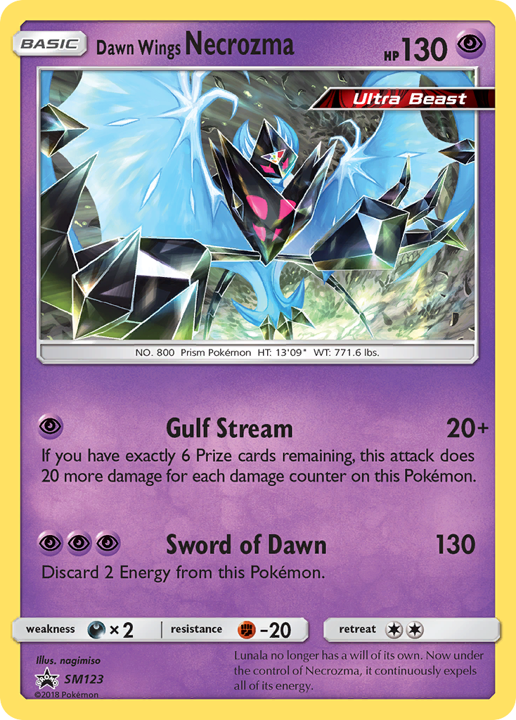 Dawn Wings Necrozma (SM123) [Sun & Moon: Black Star Promos] | Dumpster Cat Games