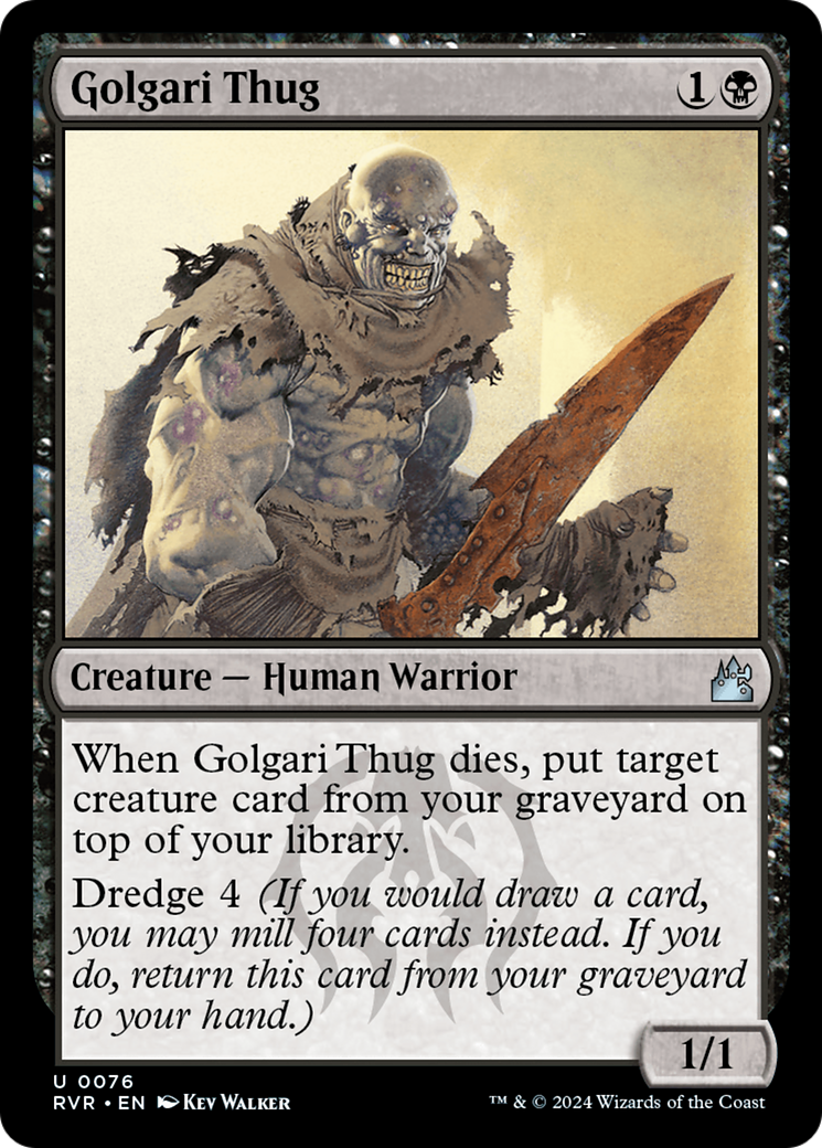 Golgari Thug [Ravnica Remastered] | Dumpster Cat Games