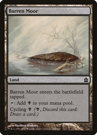 Barren Moor [Commander 2011] | Dumpster Cat Games