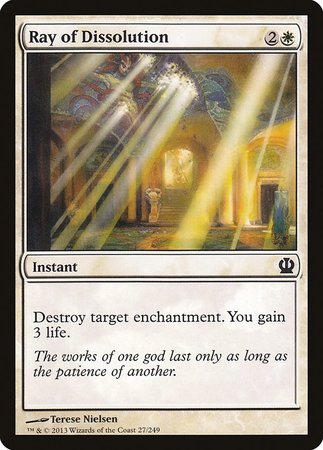 Ray of Dissolution [Theros] | Dumpster Cat Games