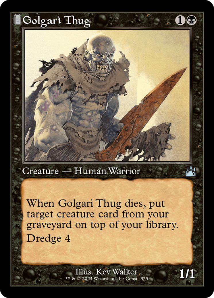 Golgari Thug (Retro Frame) [Ravnica Remastered] | Dumpster Cat Games