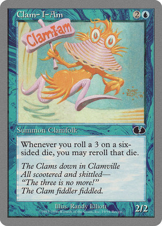 Clam-I-Am [Unglued] | Dumpster Cat Games