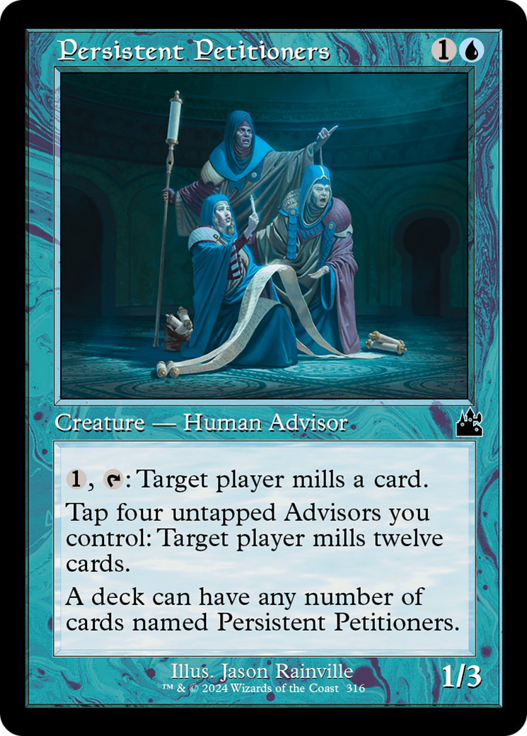 Persistent Petitioners (Retro Frame) [Ravnica Remastered] | Dumpster Cat Games