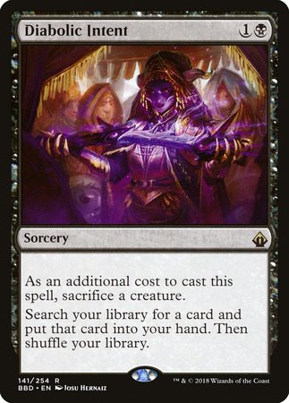 Diabolic Intent [Battlebond] | Dumpster Cat Games