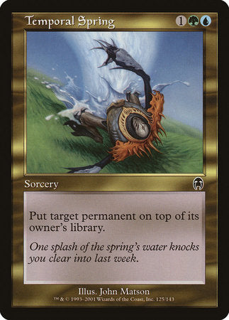 Temporal Spring [Apocalypse] | Dumpster Cat Games