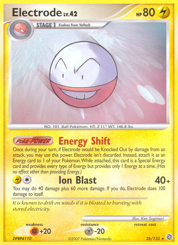 Electrode (26/132) [Diamond & Pearl: Secret Wonders] | Dumpster Cat Games