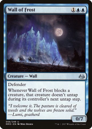 Wall of Frost [Modern Masters 2017] | Dumpster Cat Games