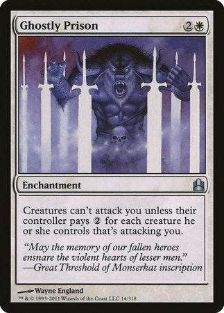 Ghostly Prison [Commander 2011] | Dumpster Cat Games