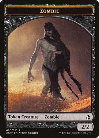 Zombie Token [Amonkhet Tokens] | Dumpster Cat Games