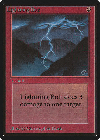 Lightning Bolt [Limited Edition Beta] | Dumpster Cat Games