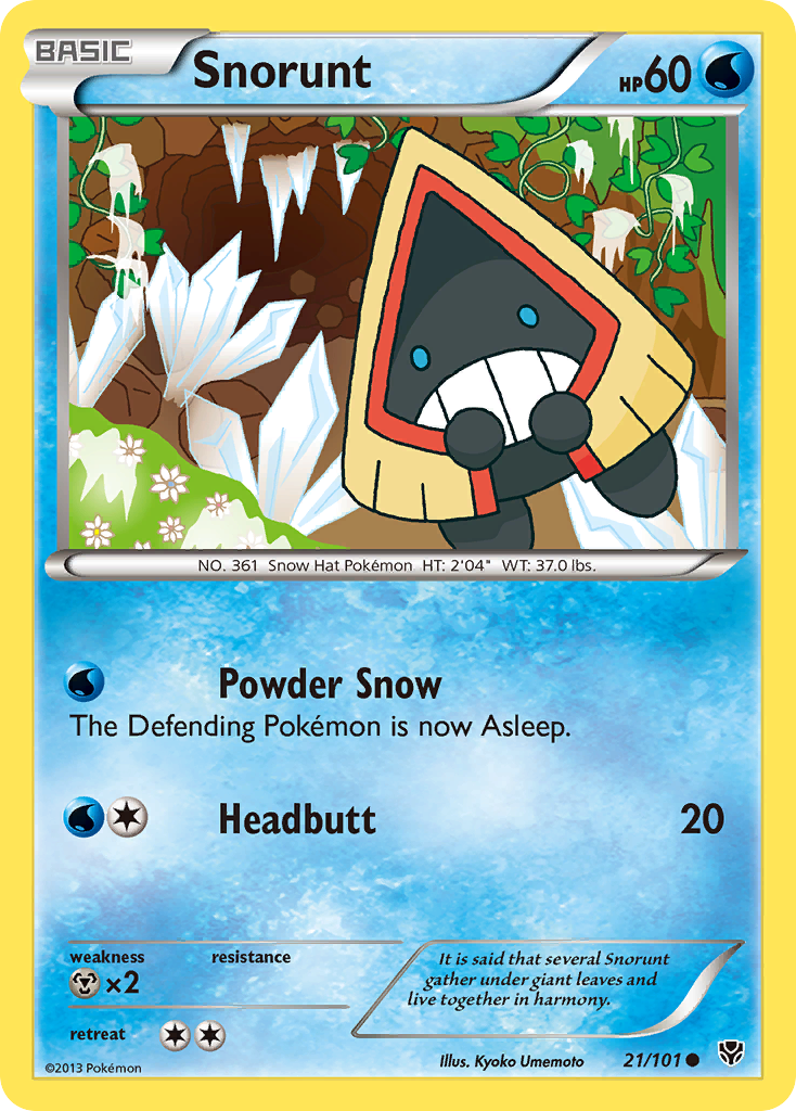Snorunt (21/101) [Black & White: Plasma Blast] | Dumpster Cat Games