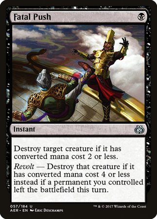 Fatal Push [Aether Revolt] | Dumpster Cat Games