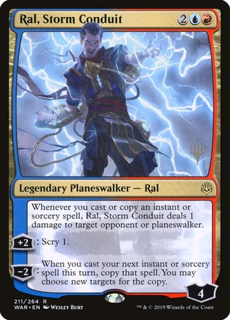 Ral, Storm Conduit [War of the Spark Promos] | Dumpster Cat Games