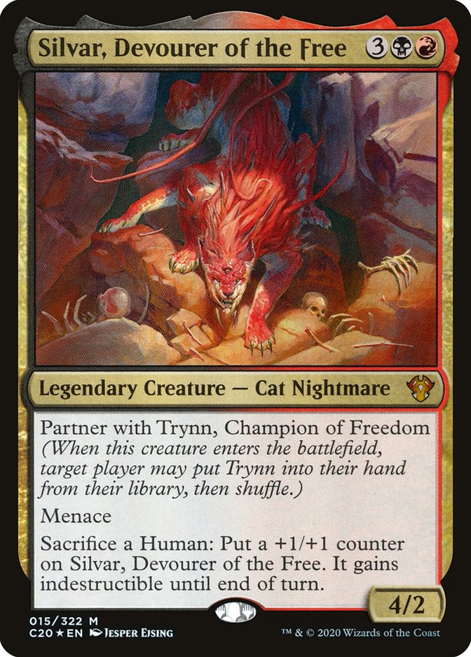 Silvar, Devourer of the Free [Commander 2020] | Dumpster Cat Games