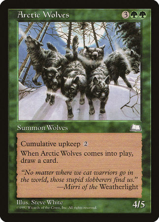 Arctic Wolves [Weatherlight] | Dumpster Cat Games