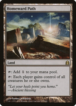 Homeward Path [Commander 2011] | Dumpster Cat Games
