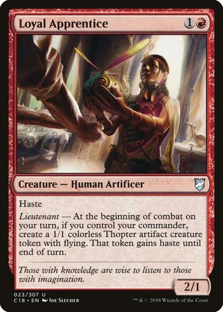 Loyal Apprentice [Commander 2018] | Dumpster Cat Games
