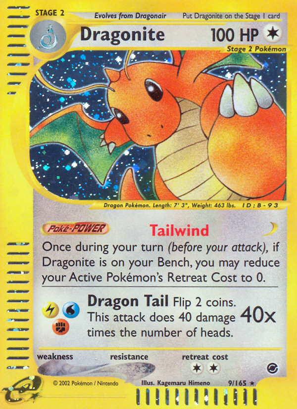 Dragonite (9/165) [Expedition: Base Set] | Dumpster Cat Games