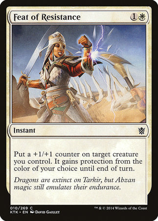 Feat of Resistance [Khans of Tarkir] | Dumpster Cat Games