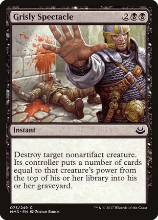 Grisly Spectacle [Modern Masters 2017] | Dumpster Cat Games
