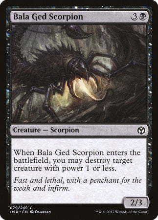 Bala Ged Scorpion [Iconic Masters] | Dumpster Cat Games