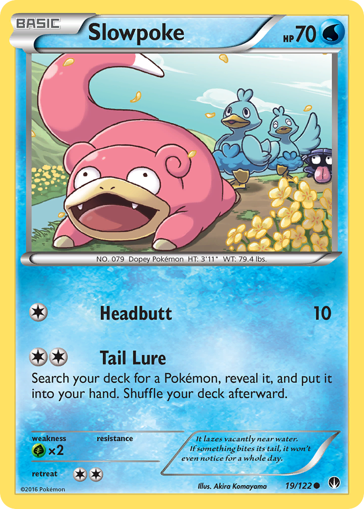 Slowpoke (19/122) [XY: BREAKpoint] | Dumpster Cat Games