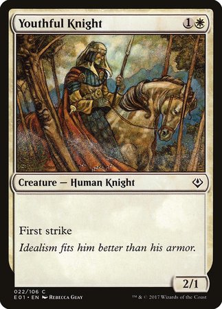 Youthful Knight [Archenemy: Nicol Bolas] | Dumpster Cat Games