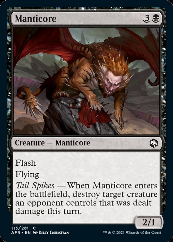 Manticore [Dungeons & Dragons: Adventures in the Forgotten Realms] | Dumpster Cat Games