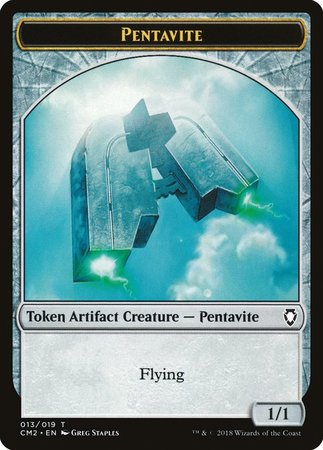 Pentavite Token [Commander Anthology Volume II Tokens] | Dumpster Cat Games