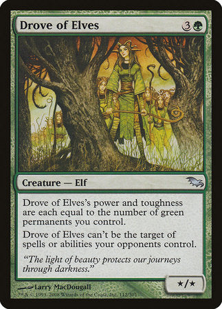 Drove of Elves [Shadowmoor] | Dumpster Cat Games