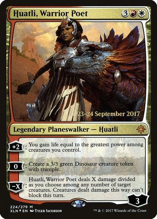 Huatli, Warrior Poet [Ixalan Promos] | Dumpster Cat Games