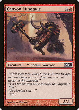 Canyon Minotaur [Magic 2011] | Dumpster Cat Games