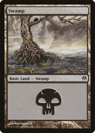Swamp (34) [Duel Decks: Phyrexia vs. the Coalition] | Dumpster Cat Games
