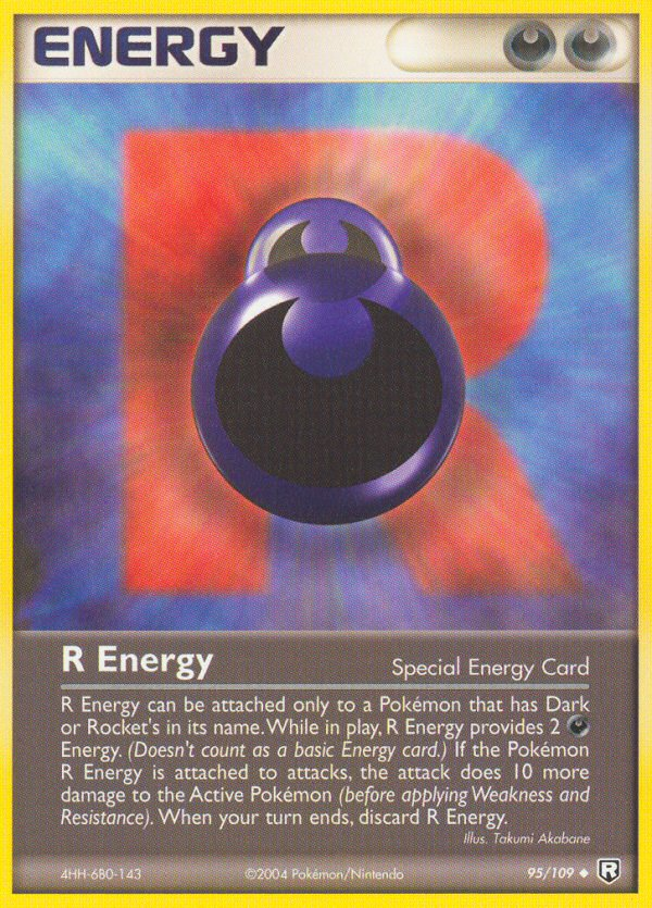 R Energy (95/109) [EX: Team Rocket Returns] | Dumpster Cat Games