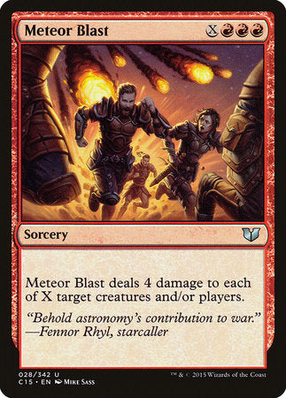 Meteor Blast [Commander 2015] | Dumpster Cat Games