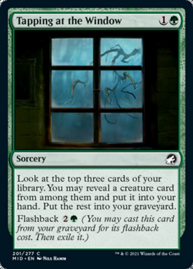 Tapping at the Window [Innistrad: Midnight Hunt] | Dumpster Cat Games