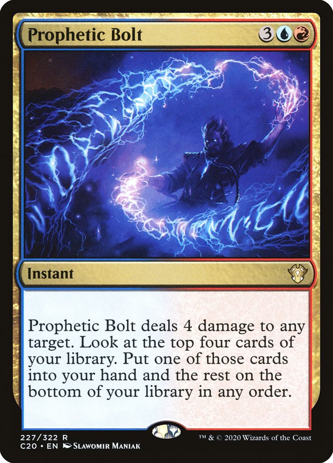 Prophetic Bolt [Commander 2020] | Dumpster Cat Games