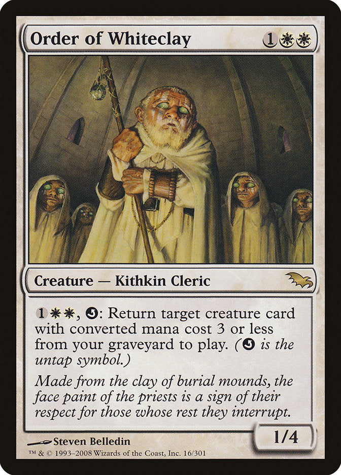 Order of Whiteclay [Shadowmoor] | Dumpster Cat Games