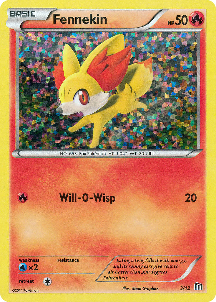 Fennekin (3/12) [McDonald's Promos: 2014 Collection] | Dumpster Cat Games