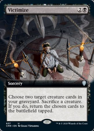 Victimize (Extended Art) [Commander Legends] | Dumpster Cat Games